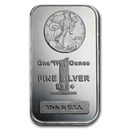 1 oz Silver Bar - Walking Liberty (Generic Form)