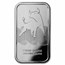 1 oz Silver Bar - Wall Street Bull