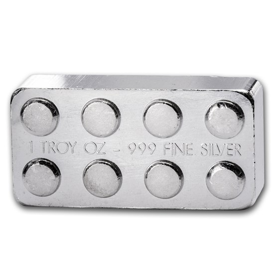 Buy 1 oz Silver Building Block Bars - 12-Piece Starter Pack | APMEX