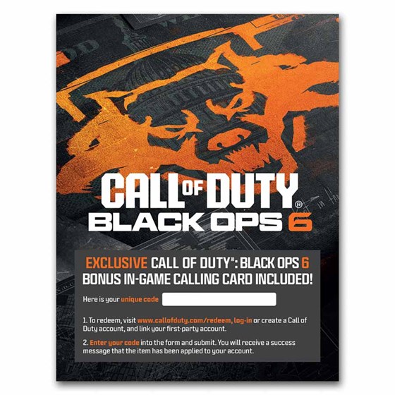 Buy 1 oz Silver Call of Duty Black Ops 6 Colorized Bar | APMEX