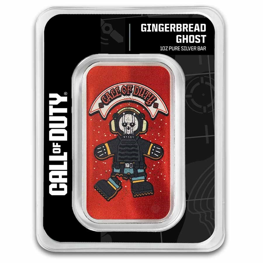 1 oz Silver Call of Duty™ Gingerbread Ghost