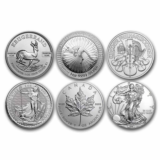 1 oz Silver Coin - Random Mint