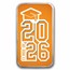 1 oz Silver Colorized Bar - APMEX (Class of 2026, Modern Design)
