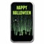 1 oz Silver Colorized Bar - APMEX (Happy Halloween "Graveyard")