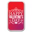 1 oz Silver Colorized Bar - APMEX (Happy Valentine's Day)