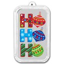 1 oz Silver Colorized Bar - APMEX (Ho Ho Ho)