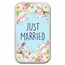 1 oz Silver Colorized Bar - APMEX (Just Married, Floral)