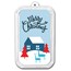 1 oz Silver Colorized Bar - APMEX (Merry Christmas, Cozy Cottage)