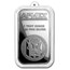 1 oz Silver Colorized Bar - APMEX (Merry Christmas, Elegant)