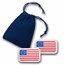 1 oz Silver Colorized Bar - Betsy Ross Flag