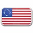 1 oz Silver Colorized Bar - Betsy Ross Flag