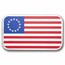 1 oz Silver Colorized Bar - Betsy Ross Flag