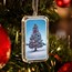 1 oz Silver Colorized Bar - Christmas Tree