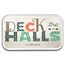 1 oz Silver Colorized Bar - Deck the Halls Doggies