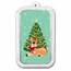 1 oz Silver Colorized Bar - Deer Laying Under Christmas Tree