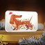 1 oz Silver Colorized Bar - Here Comes Santa Paws