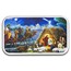 1 oz Silver Colorized Bar - Illustrated Journey of the Wise Men