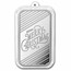 1 oz Silver Colorized Bar - Merry Christmas Sleigh