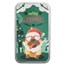 1 oz Silver Colorized Bar - Merry Woofmas Festive Doggy