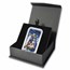 1 oz Silver Colorized Bar - Nativity in Stained Glass (Box & COA)