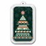 1 oz Silver Colorized Bar - Scandinavian Design Christmas Tree