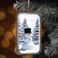 1 oz Silver Colorized Bar - Snowman