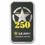 1 oz Silver Colorized Bar - U.S. Army 250th Anniversary (TEP)