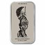 1 oz Silver Colorized Bar - U.S. Army Logo ACU (In TEP)