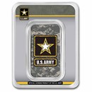 1 oz Silver Colorized Bar - U.S. Army Logo ACU (In TEP)