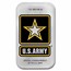 1 oz Silver Colorized Bar - U.S. Army Logo (In TEP)