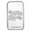 1 oz Silver Colorized Bar - Warmest Wishes Gnome