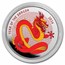 1 oz Silver Colorized Proof - 2024 Year of the Dragon (Series 2)