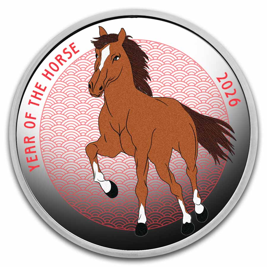 Buy 2026 1 oz Silver Year of the Horse S2 Colorized Proof | APMEX