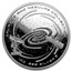 1 oz Silver Colorized Proof Spinner - M94 Ring Galaxy Core