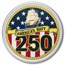 1 oz Silver Colorized Round - 250th Anniversary of the U.S. Navy