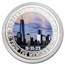 1 oz Silver Colorized Round - 9/11 20th Anniversary: Dawn