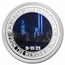 1 oz Silver Colorized Round - 9/11 20th Anniversary: Dusk