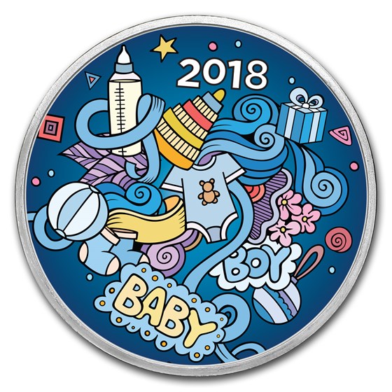 1 oz Silver Colorized Round - APMEX (2018 Amazing Boy) 1 oz Silver Colorized Round - APMEX (2018 Amazing Boy)