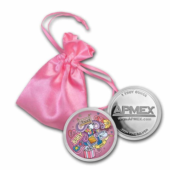 1 oz Silver Colorized Round - APMEX (2021 Amazing Girl) 1 oz Silver Colorized Round - APMEX (2021 Amazing Girl)