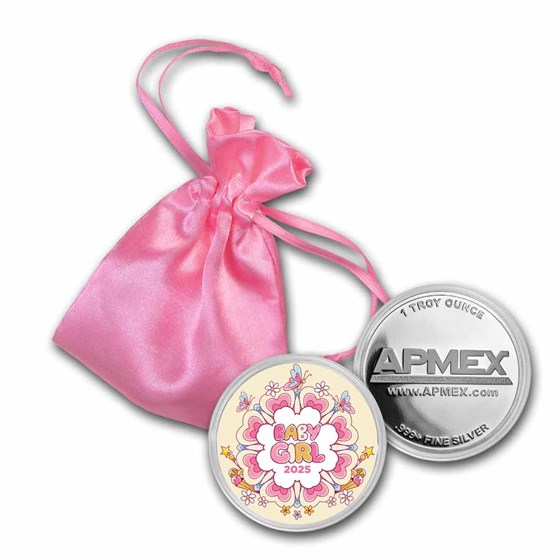 1 oz Silver Colorized Round - APMEX (2021 Girl Power) 1 oz Silver Colorized Round - APMEX (2021 Girl Power)
