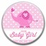 1 oz Silver Colorized Round - APMEX (2026 Baby Girl, Elephant)