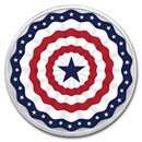 1 oz Silver Colorized Round - APMEX (Americana)