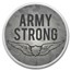 1 oz Silver Colorized Round - APMEX (Army - Strong)