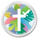 1 oz Silver Colorized Round - APMEX (Baptism)