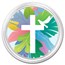 1 oz Silver Colorized Round - APMEX (Baptism)