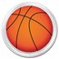 1 oz Silver Colorized Round - APMEX (Basketball)