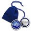 1 oz Silver Colorized Round - APMEX (Blue Snowflake Ornament)