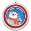 1 oz Silver Colorized Round - APMEX (Cheery Polar Bear)