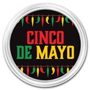 1 oz Silver Colorized Round - APMEX (Cinco De Mayo)