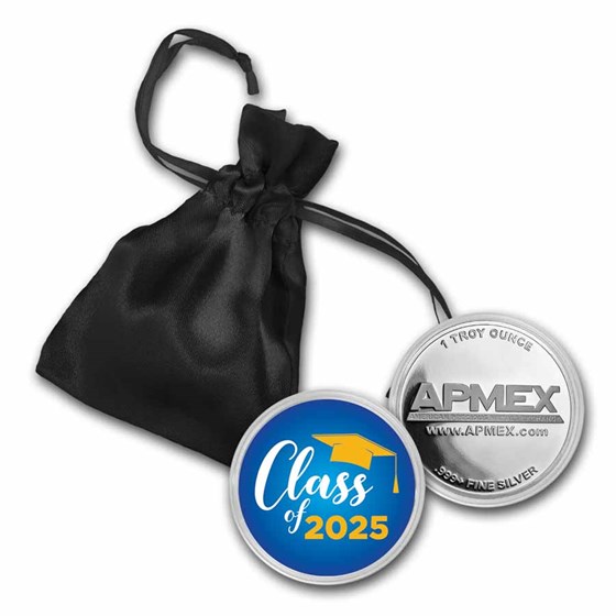 1 oz Silver Colorized Round - APMEX (Class of 2023) 1 oz Silver Colorized Round - APMEX (Class of 2023)